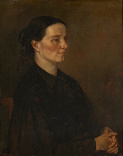 Juliette Courbet by Gustave Courbet